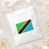 Tanzaniaanse vlag bedankzakje (Geknipt)