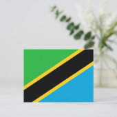 Tanzaniaanse vlag briefkaart (Staand voorkant)