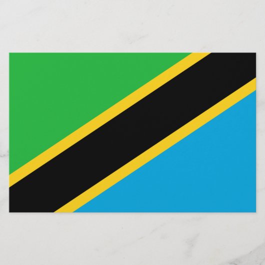 Tanzaniaanse vlag briefpapier (Voorkant)