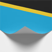 Tanzaniaanse vlag cadeaupapier (Hoek)