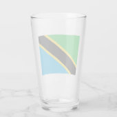 Tanzaniaanse vlag glas (Achterkant)