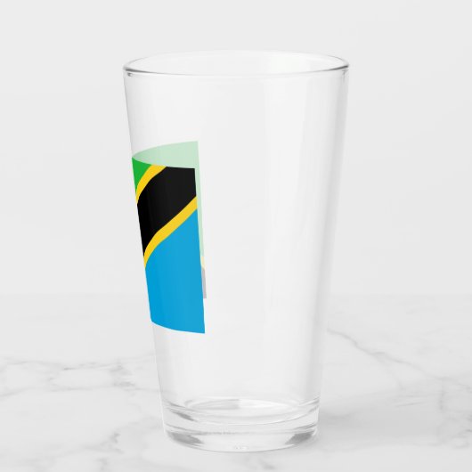 Tanzaniaanse vlag glas (Links)