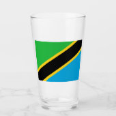 Tanzaniaanse vlag glas (Voorkant)