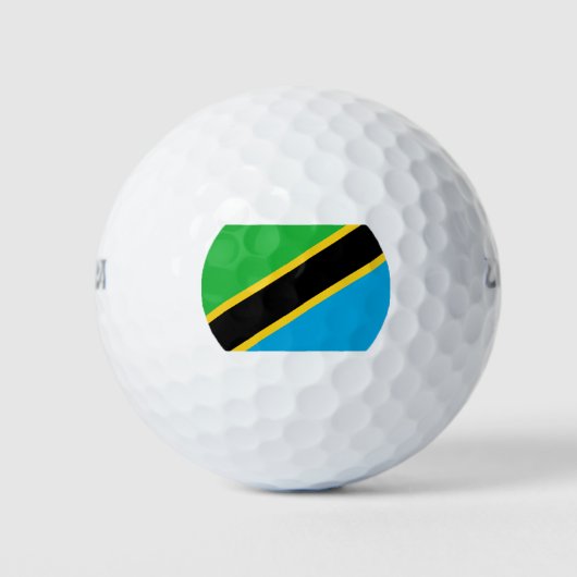 Tanzaniaanse vlag golfballen (Voorkant)