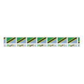 Tanzaniaanse vlag grosgrain lint (Voorkant)