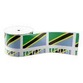 Tanzaniaanse vlag grosgrain lint (Spoel)