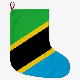 Tanzaniaanse vlag grote kerstsok