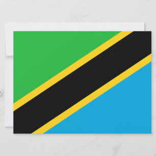 Tanzaniaanse vlag kaart