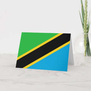 Tanzaniaanse vlag kaart