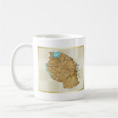 Tanzaniaanse vlag + kaart Mok (Links)