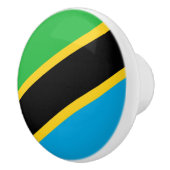 Tanzaniaanse vlag keramische knop (Rechts)