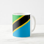 Tanzaniaanse vlag koffiemok (Voorkant rechts)