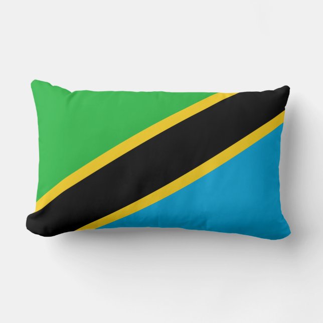 Tanzaniaanse vlag kussen (Voorkant)