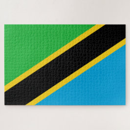 Tanzaniaanse vlag legpuzzel