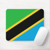 Tanzaniaanse vlag muismat (Met muis)