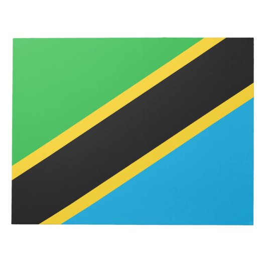Tanzaniaanse vlag notitieblok (Voorkant)