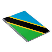Tanzaniaanse vlag notitieboek (Rechterzijde)
