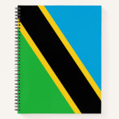 Tanzaniaanse vlag notitieboek (Voorkant)