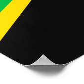 Tanzaniaanse vlag poster (Hoek)