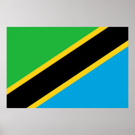 Tanzaniaanse vlag poster
