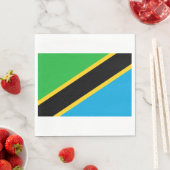 Tanzaniaanse vlag servet (Insitu)