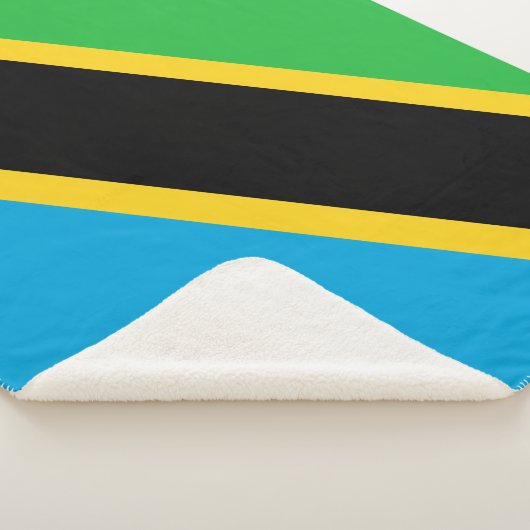 Tanzaniaanse vlag sherpa deken (3/4)