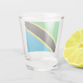 Tanzaniaanse vlag shot glas (Achterkant)