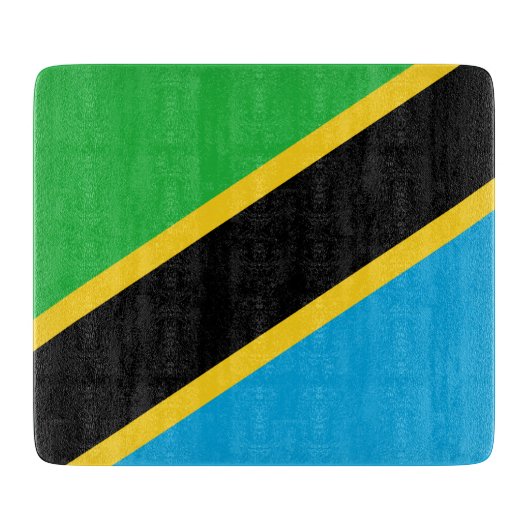 Tanzaniaanse vlag snijplank (Voorkant)