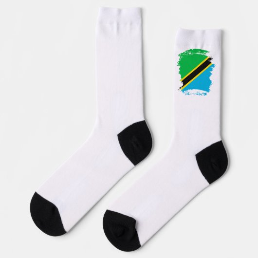 Tanzaniaanse vlag sokken (Links)
