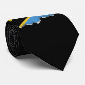 Tanzaniaanse vlag stropdas (Opgerold)