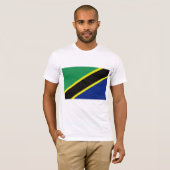 Tanzaniaanse vlag t-shirt (Voorkant volledig)