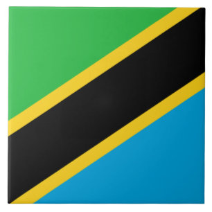 Tanzaniaanse vlag tegeltje