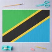 Tanzaniaanse vlag tissuepapier (Craft)