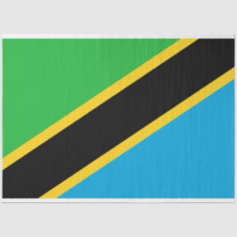 Tanzaniaanse vlag tissuepapier