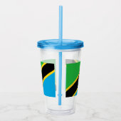 Tanzaniaanse vlag van Tanzania Acryl Drinkbeker (Rechts)
