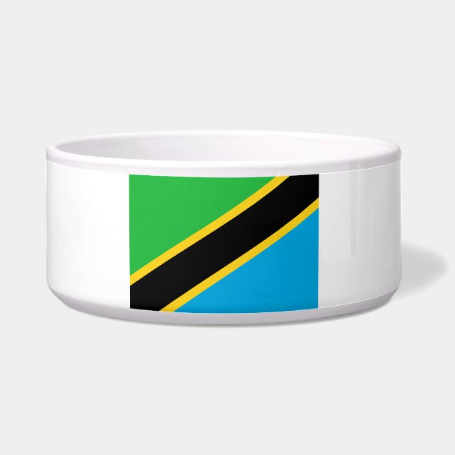 Tanzaniaanse vlag voerbakje (Voorkant)