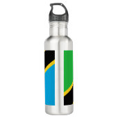 Tanzaniaanse vlag waterfles (Achterkant)