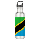 Tanzaniaanse vlag waterfles (Voorkant)