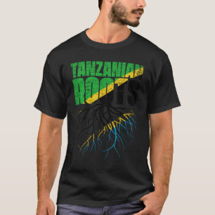 Tanzaniaanse wortels op het erfgoed van Tanzania T-shirt
