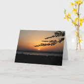 Tanzaniaanse Zonsondergang Kaart (Gele Bloem)