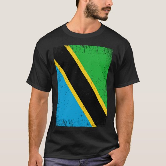Tanzanian Flag Tanzania T-shirt (Voorkant)