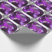 Tanzaniet Gemstone Purple Cadeaupapier (Hoek)
