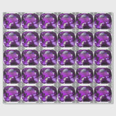 Tanzaniet Gemstone Purple Cadeaupapier (Vlak)