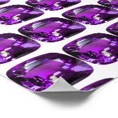 Tanzaniet Gemstone Purple Poster (Hoek)