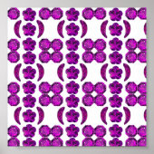 Tanzaniet Gemstone Purple Poster (Voorkant)