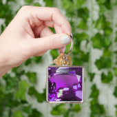 Tanzaniet Gemstone Purple Sleutelhanger (Hand)