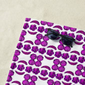 Tanzaniet Gemstone Purple Strandlaken (In situ)