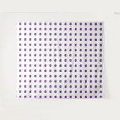 Tanzaniet Gemstone Purple Wandkleed (Voorkant (horizontaal))