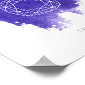 Tanzanite Birthstone December Poster (Hoek)