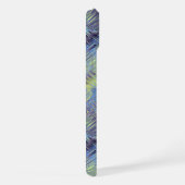 Tanzanite Blau Vloeibaar Patroon iPhone Hoesje (Rechterkant)